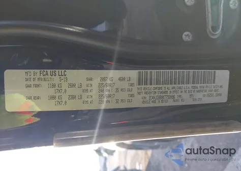 2019 Jeep Compass Latitude 4X4 from USA, damaged, VIN 3C4NJDBB9KT792096